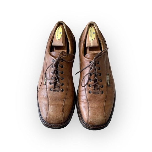 Mephisto ψ Abel Air Walk Goodyear Oxford Lace Up Shoes ψ Chestnut Leather ψ 9.5 - Picture 10 of 16